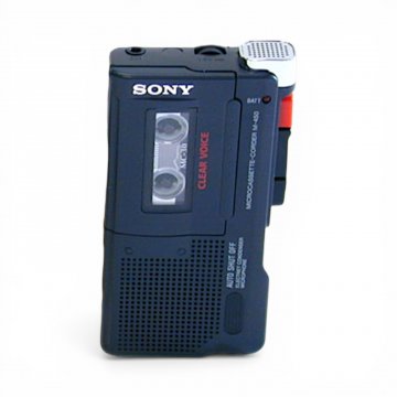 Diktiergerät SONY M-450, K.stoffgehäuse schwarz