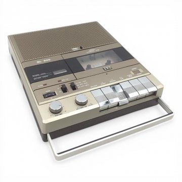 Cassettenrecorder, ITT sl 600, silber