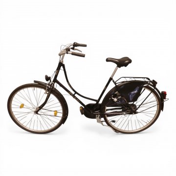 Hollandrad, PROPHETE, 28 Zoll, 3-Gang, Rahmen u. Anbauteile schwarz