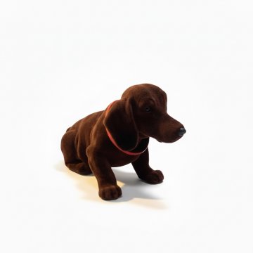 Figur, Wackeldackel, braun