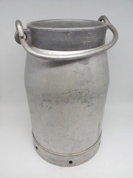 Milchkanne, gross, verzinkt