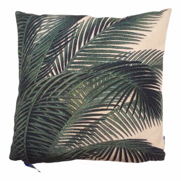 Kissen 45x45 grün/beige, Dschungel