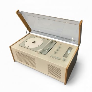 Plattenspieler, original, Braun SK 4 / 2 Schneewittchensarg Design