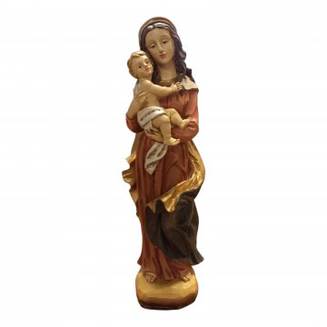 Madonna mit Kind farbig Holz 40cm