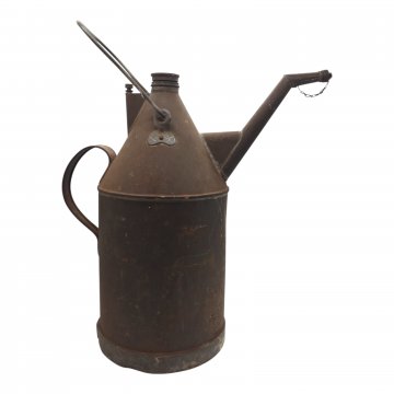 Ölkanne / Benzinkanne, 10 Liter Benzin, rostig, Patina