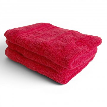 Gästehandtuch Frottee rot 