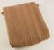 Wolldecke 120x120, beige, Streifenoptik durch verdickten Faden, Fransen